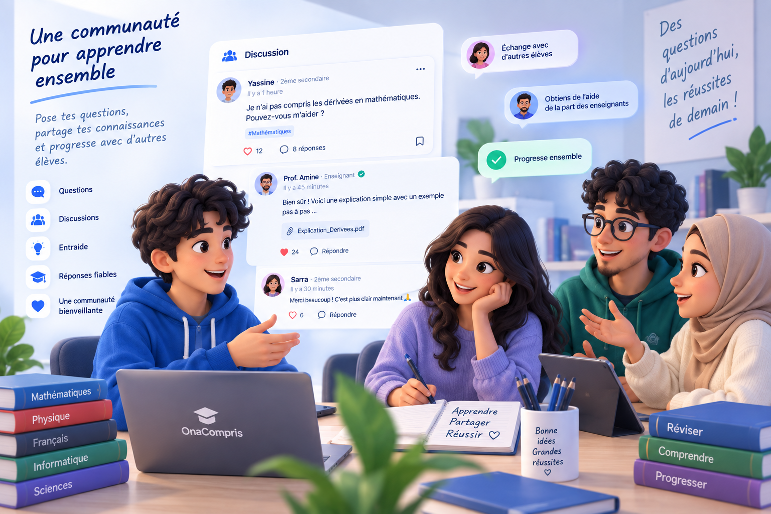 Communauté d'élèves OnaCompris